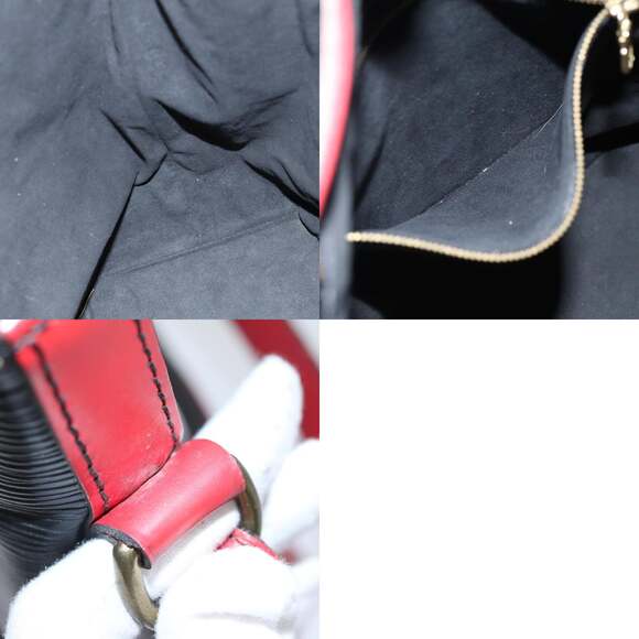 LOUIS VUITTON Epi Noe Shoulder Bag Bicolor Black Red M44017 - Picture 12 of 12